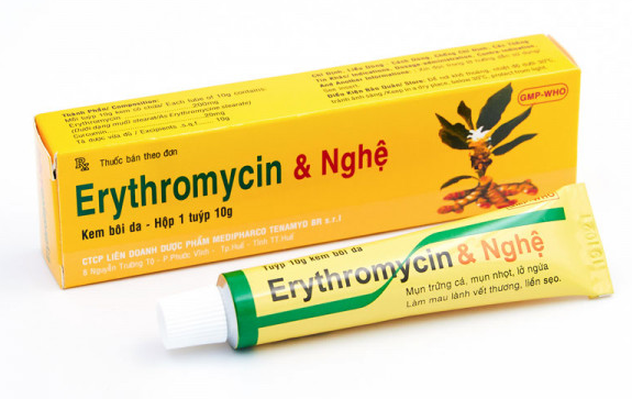Kem nghệ Erythromycin